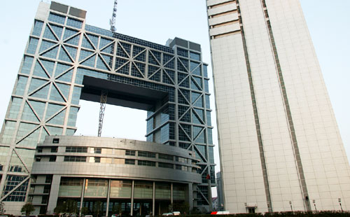 舞陽鋼廠建功上海證券大廈和上海信息樞紐大廈